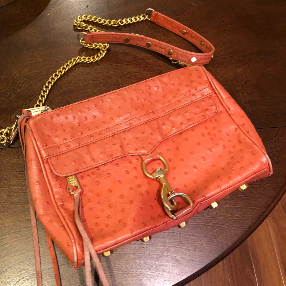 Rebecca Minkoff ostrich Mac daddy